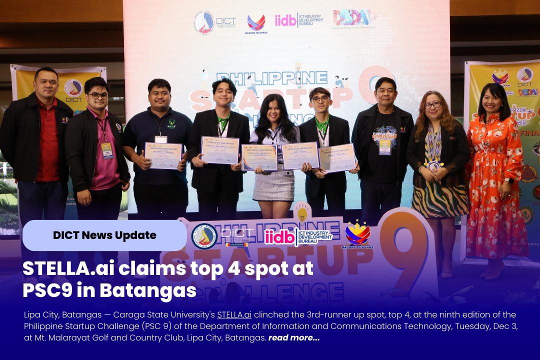 DICT National Startup Competition 2024 achievement certificate or award 1